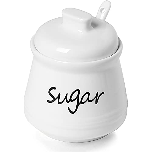 ONTUBE Sugar Bowl with Lid and Spoon