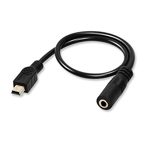 Onvian 3.5mm Female to 5 Pin Mini USB Male Microphone Adapter Cable - Enhance Your Audio Experience