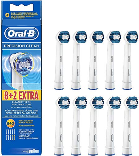 Oral-B Braun Precision Clean Replacement Brush Heads (10 Count)