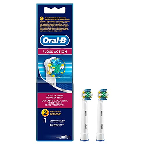 Oral B Floss Action EB 25 Toothbrush Replacement Heads