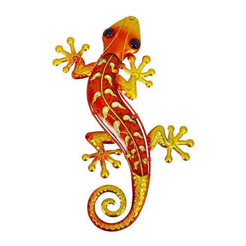 Orange Gecko Wall Decor