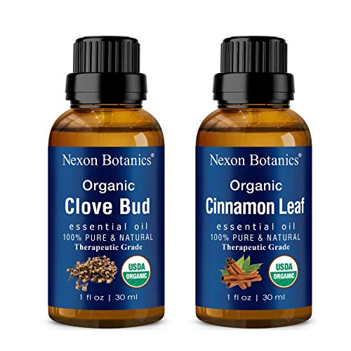 Organic Clove Bud Oil and Organic Cinnamon Oil Bundle