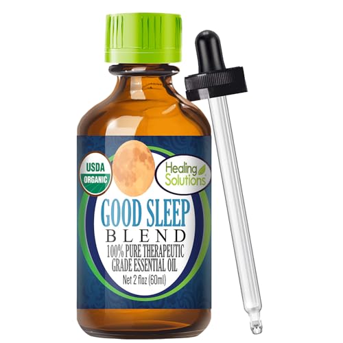 Organic Good Sleep Blend Essential Oil - 100% Pure USDA Certified - 60ml