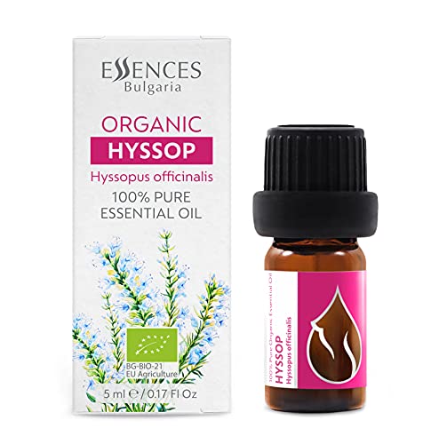 Organic Hyssop Essential Oil 5ml | 100% Pure and Natural