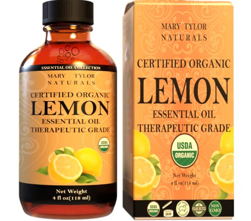 Organic Lemon Essential Oil by Mary Tylor Naturals