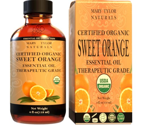 Organic Orange Essential Oil (4 oz)
