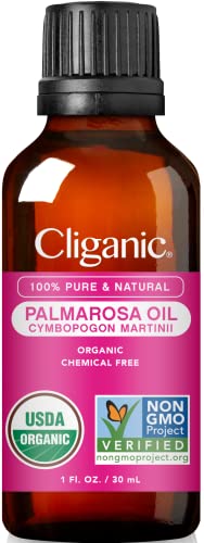 Organic Palmarosa Essential Oil, 1oz
