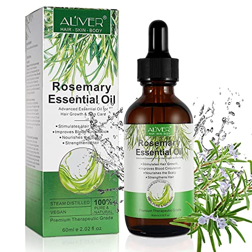 Organic Rosemary Essential Oil for Hair Growth