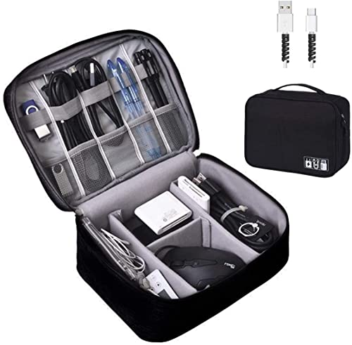 OrgaWise Electronic Accessories Bag Travel Cable Organizer