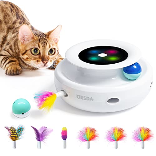 ORSDA Cat Toys 2in1 Interactive Cat Toys