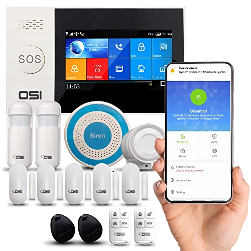 OSI Wireless WiFi Smart Home Security DIY Alarm SYSTEM-14 Piece
