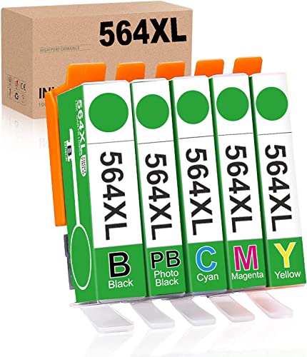 OSIR Compatible Ink Cartridges for HP Printers (5-Pack)