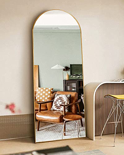 Otlsh Floor Mirror - Large Full Body Mirror with Stand
