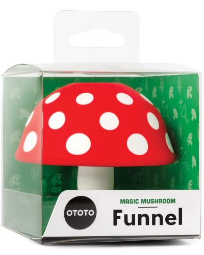 OTOTO Magic Mushroom Small Funnel - Quirky and Practical Kitchen Gadget