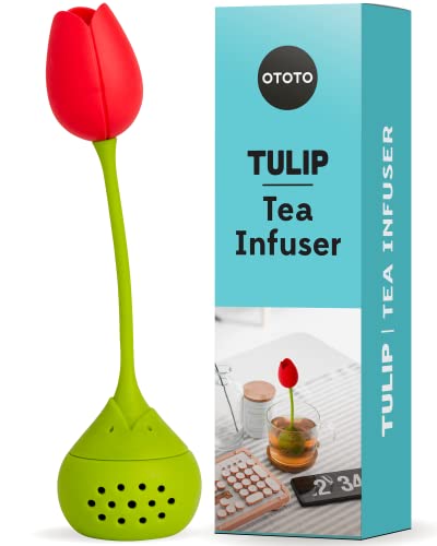 OTOTO Tulip Tea Infuser - Adorable Tea Steeper for Loose Tea