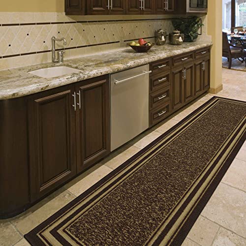 Ottomanson Ottohome Collection Non-Slip Indoor Runner Rug