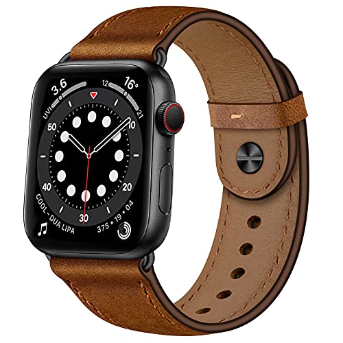 OUHENG Leather Band for Apple Watch