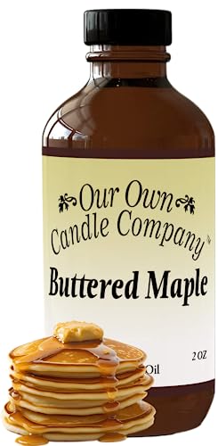 Our Own Candle Company - Buttered Maple Scented, Premium Grade Home Fragrance Oil for Diffusers (2oz)