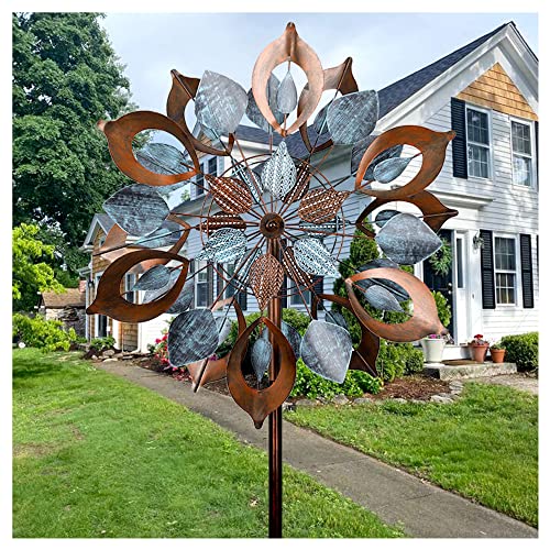 Outdoor Garden Metal Wind Spinner & Sculptures