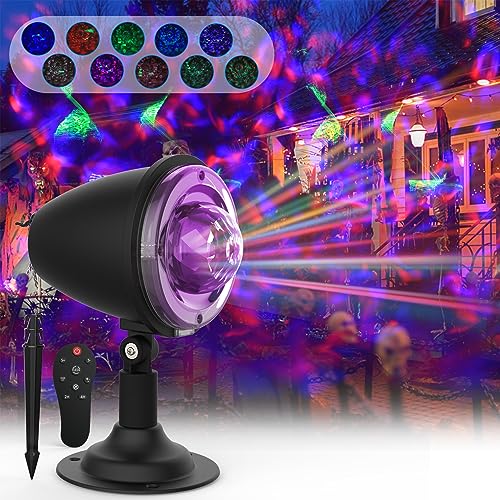 Outdoor Lights Projector with Water Wave and Aurora Effects
