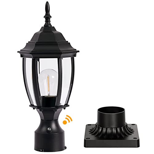 Outdoor Post Lights with Dusk to Dawn Sensor