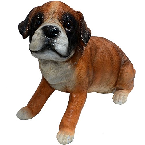 Outdoor Puppy Dog Figurine for Gardens, Patios and Lawns