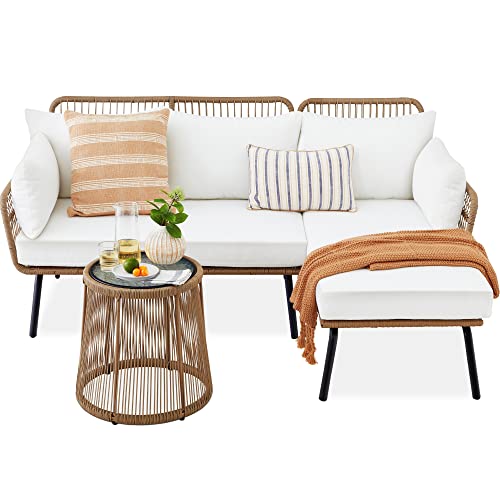 Outdoor Rope Woven Sectional Patio Furniture Set