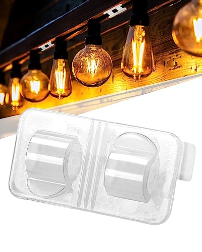 Outdoor String Light Hooks - Clear, Waterproof, Heavy Duty