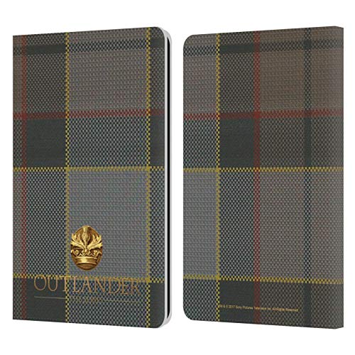 Outlander Fraser Tartans Leather Book Wallet Case