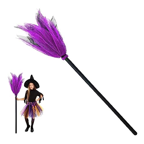 OUTUQ Halloween Witch Broom