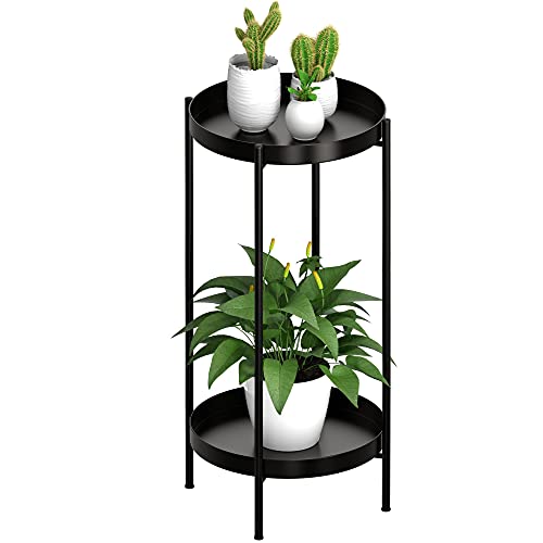 OVICAR Plant Stand Indoor Outdoor - Flower Pot Holder Metal Plant Rack Organizer