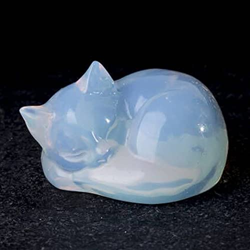 OwMell Opalite Cat Statue
