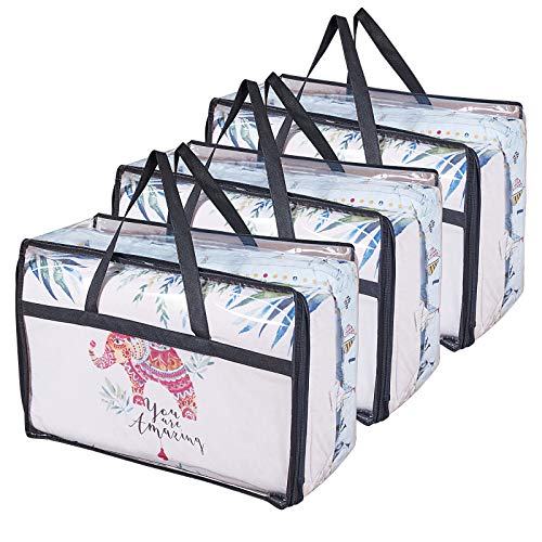 OYOUNGNI Clear Clothes Storage Bag Organizer