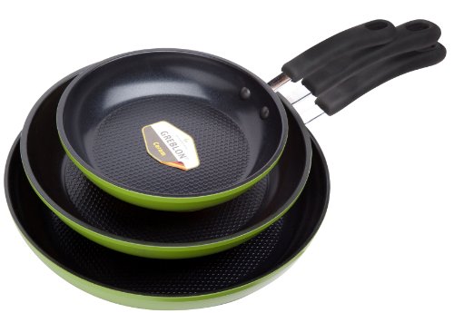 Ozeri 3-Piece Ceramic Frying Pan Set