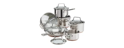 Paderno Stainless-Steel Copper Core Cookware Set
