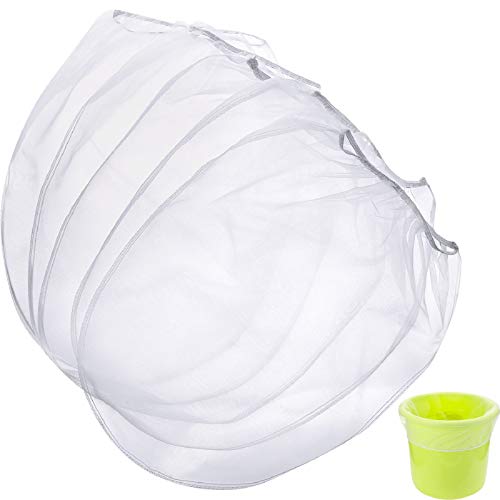 Paint Strainer Bags White Mesh Filter Bag (5 Pieces, 5 Gallon)