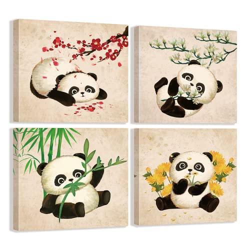 Panda Canvas Wall Art