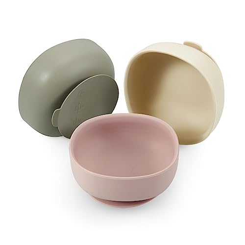 PandaEar Silicone Suction Bowls for Babies