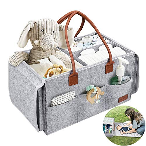 PAPERKIDDO Baby Diaper Caddy Organizer