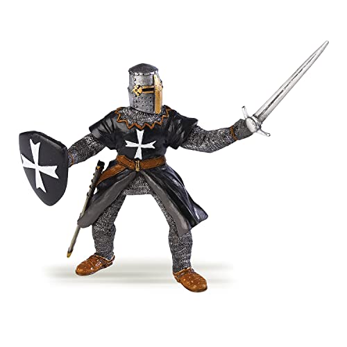 Papo Medieval-Fantasy Hospitaller Knight with Sword Figurine - Collectible for Children