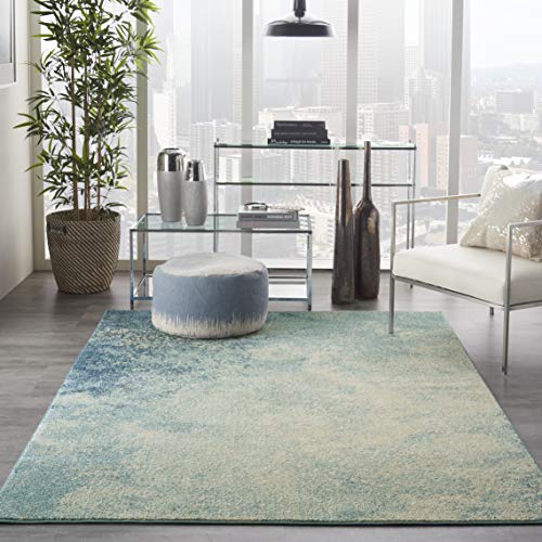 Passion Navy/Light Blue Area Rug