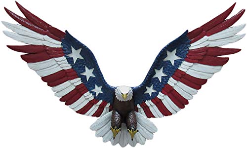 Patriotic Eagle Wall Sculpture