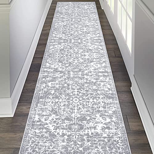 Pauwer Hallway Runner Rug - Non Slip Farmhouse Rug for Home