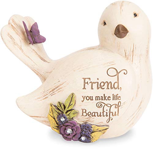 Pavilion Gift Company Friend Make Life Beautiful Bird Figurine