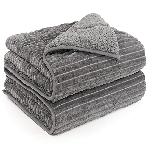 Pawque Sherpa Fleece Weighted Blanket