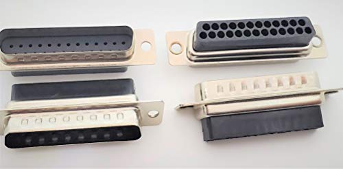 Pc Accessories - Connectors Pro DB25 Male D-Sub Crimp Type Connector, 25 Pcs PK No Pins