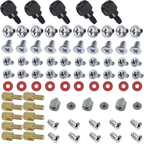 PC Computer Screws Set Kit and M.2 Standoff for Computer Case SSD Motherboard