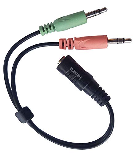 PC Jack Y-Splitter Adapter Cable Cord