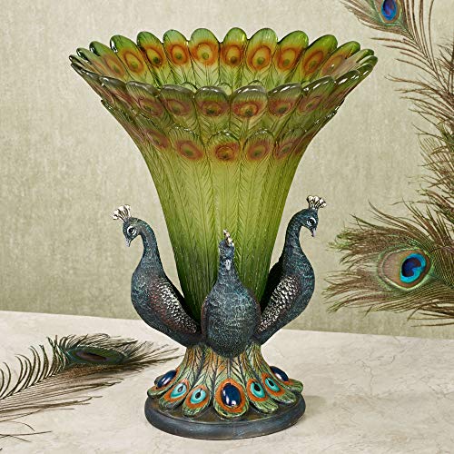 Peacock Decorative Tabletop Centerpiece