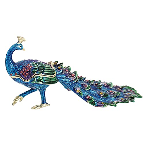 Peacock Trinket Box